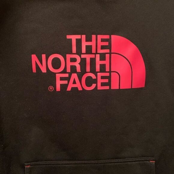 Mens The North Face Black/Red Hoodie Sweatshirt Size Medium M - Picture 4 of 5